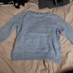 Heather light blue gap sweater